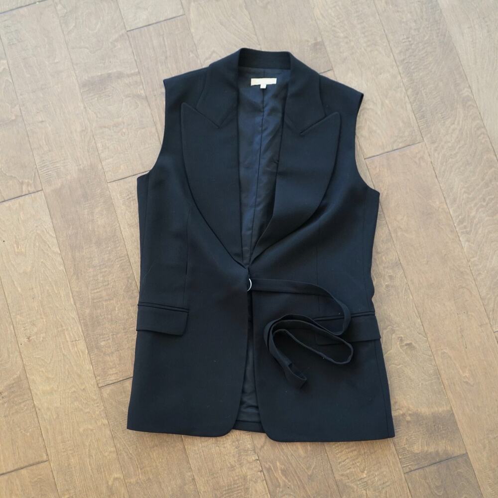 Michael Kors Collection Wool Jacket Vest in Size‎ 10 Made in Italy